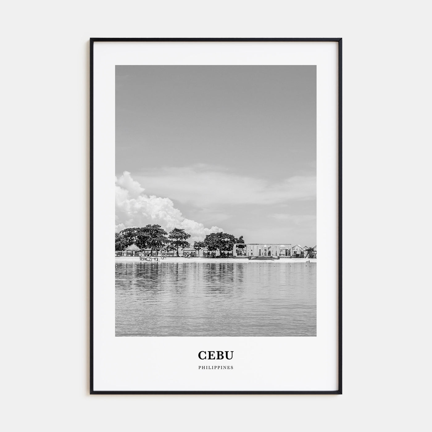 Cebu Portrait B&W No 1 Poster