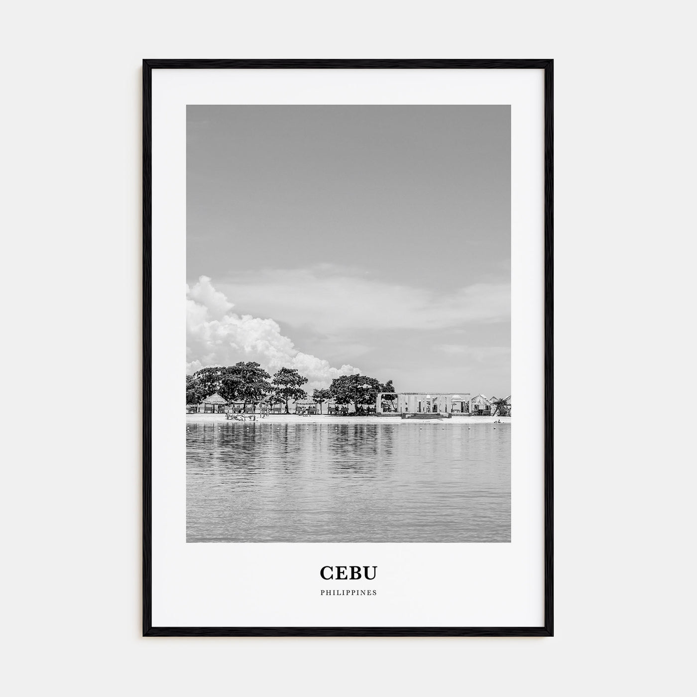 Cebu Portrait B&W No 1 Poster