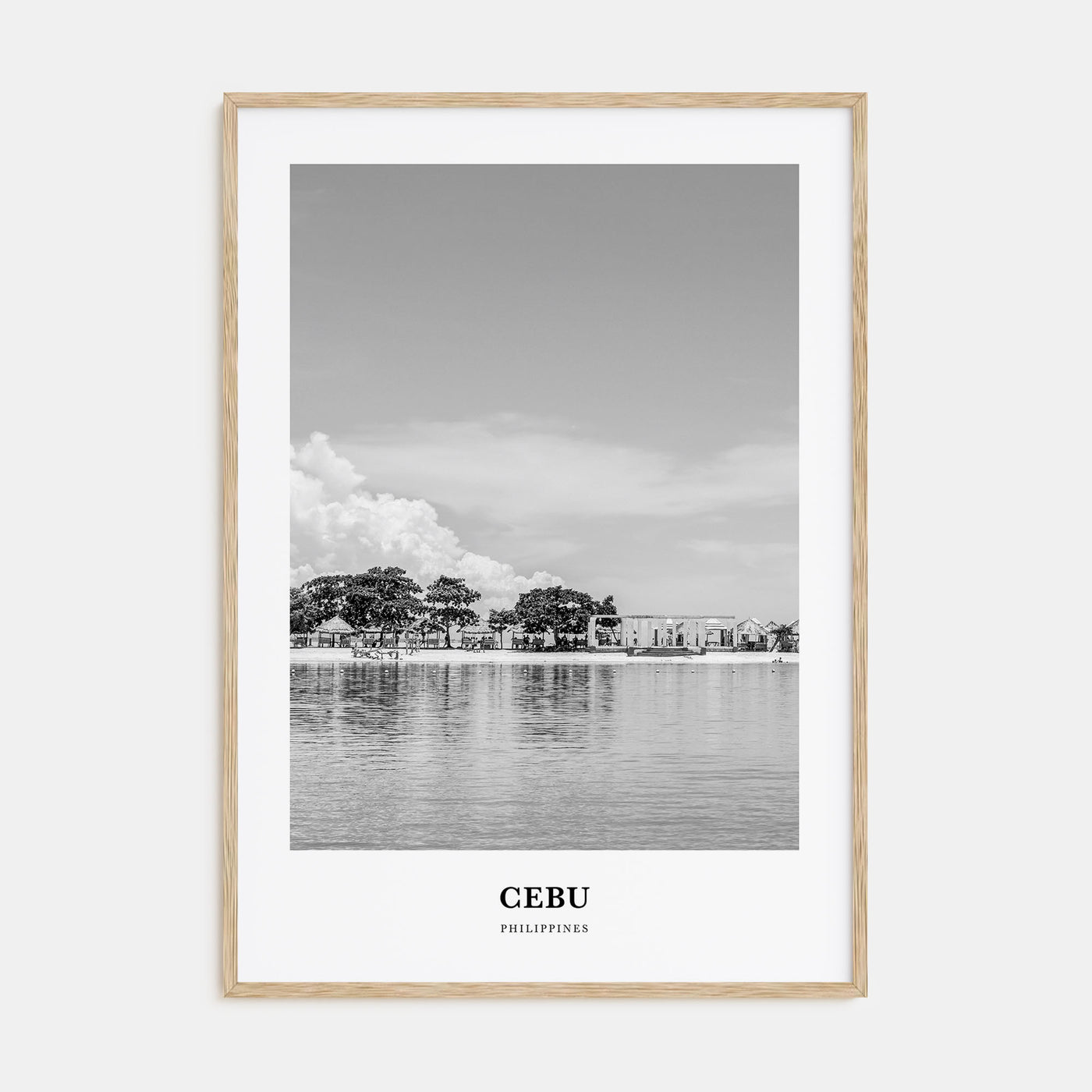 Cebu Portrait B&W No 1 Poster