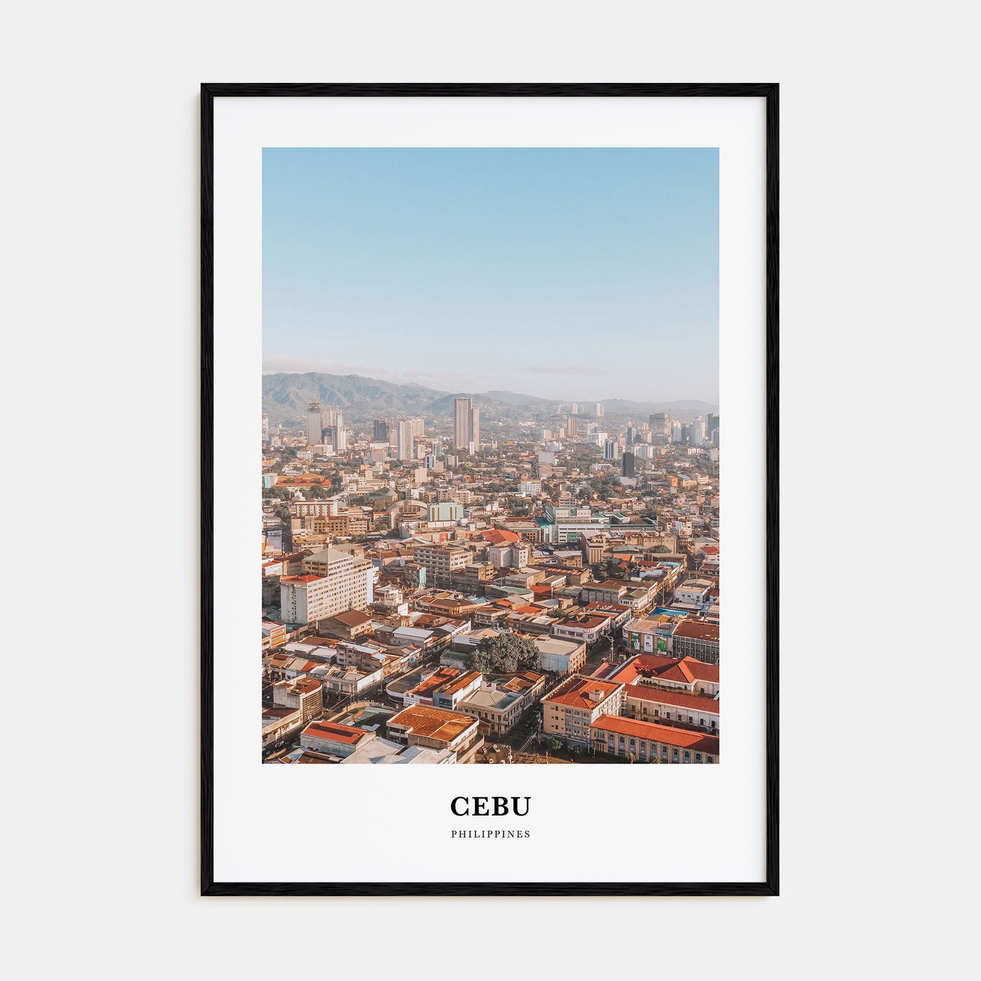 Cebu Portrait Color Poster