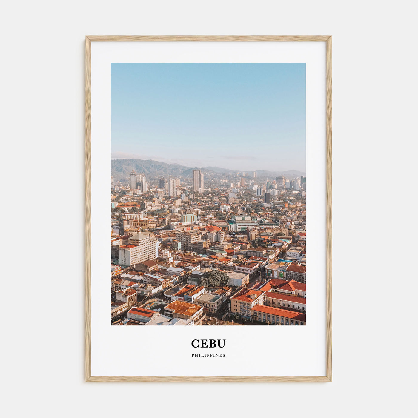 Cebu Portrait Color Poster