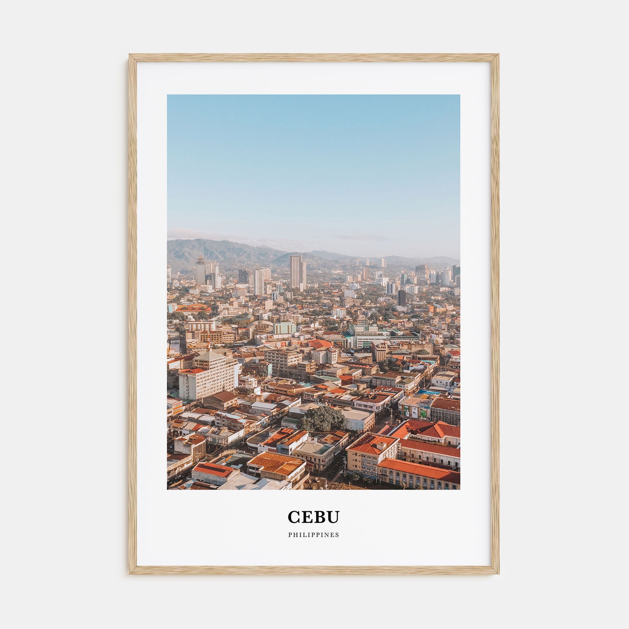 Cebu Portrait Color Poster