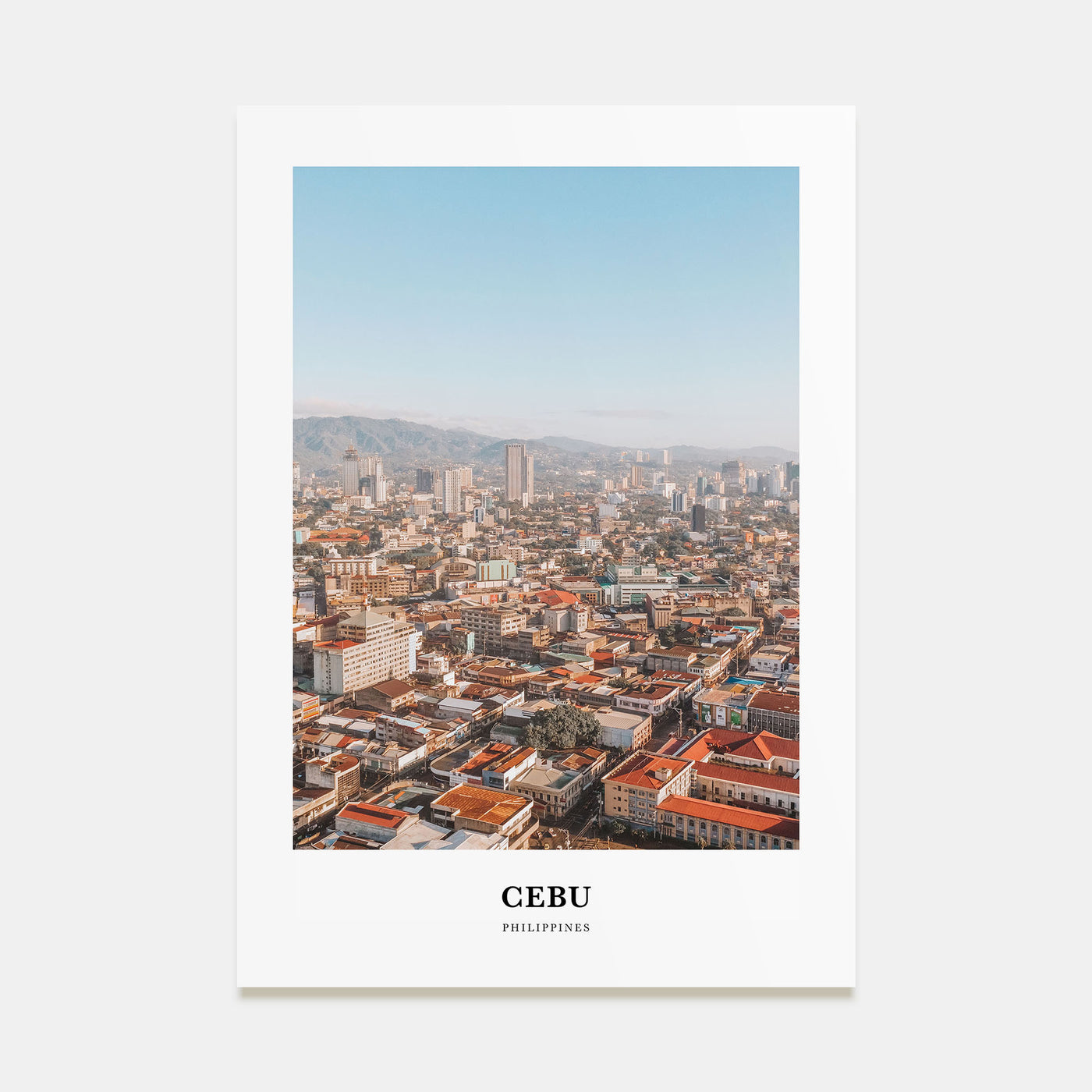 Cebu Portrait Color Poster