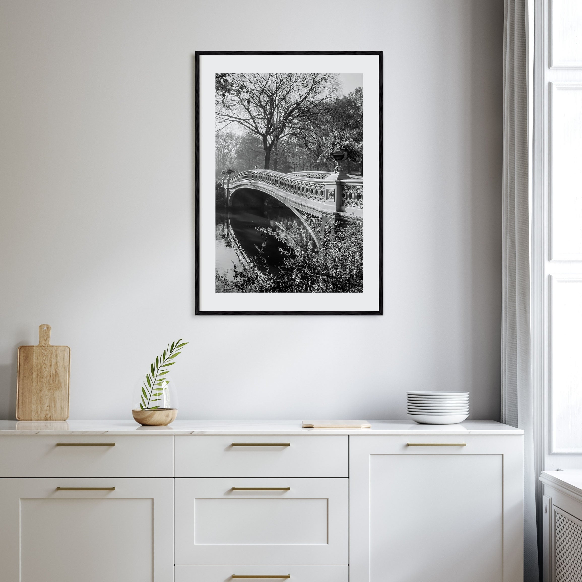 Central Park Photo B&W No 2 Poster