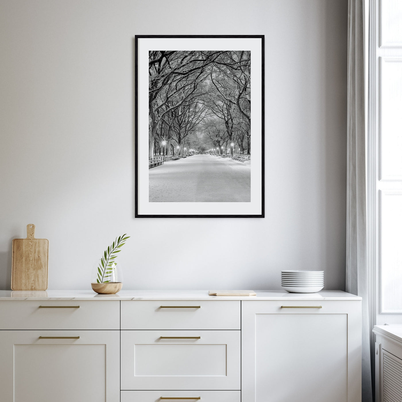Central Park Photo B&W No 3 Poster