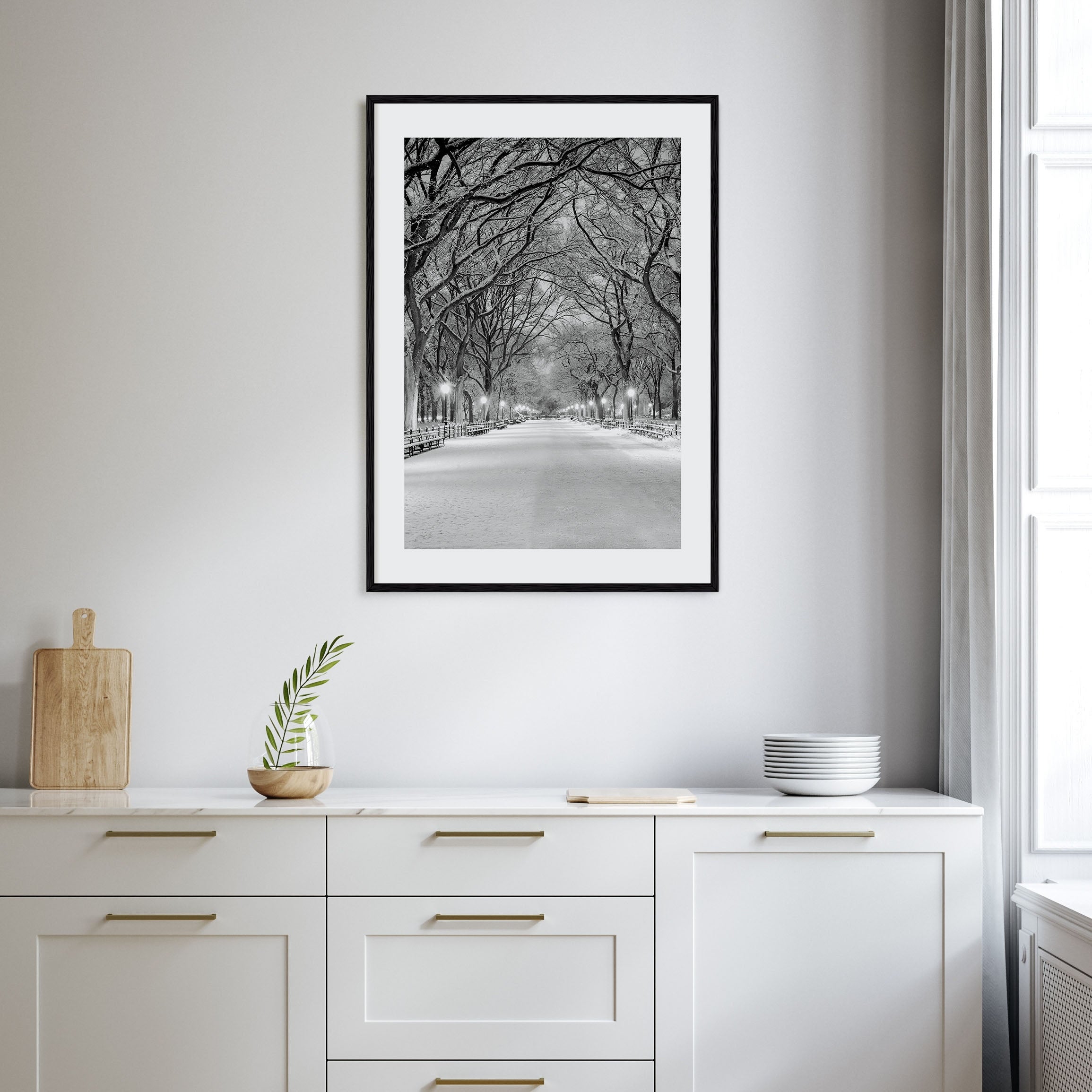 Central Park Photo B&W No 3 Poster