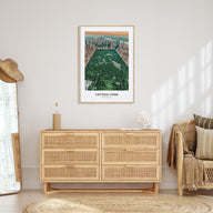 Central Park Portrait Color Poster