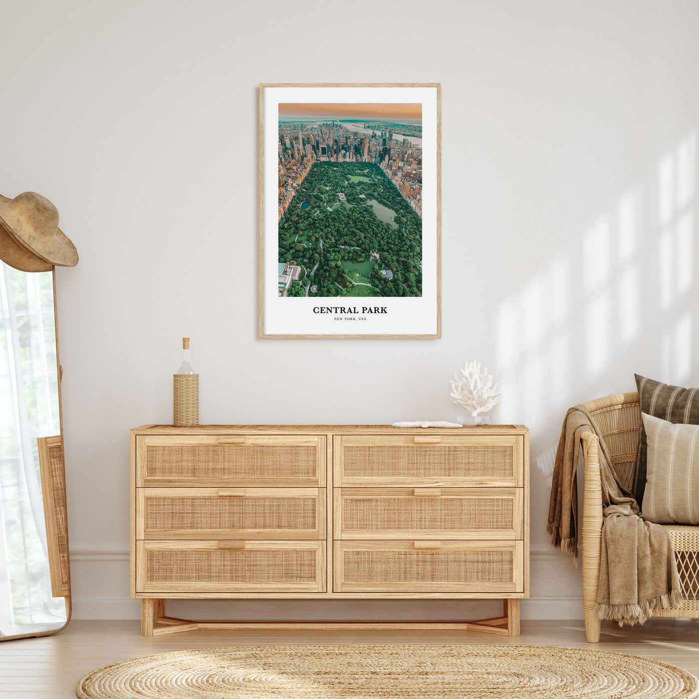 Central Park Portrait Color Poster
