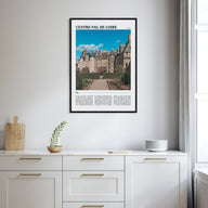 Centre-Val de Loire Travel Color Poster