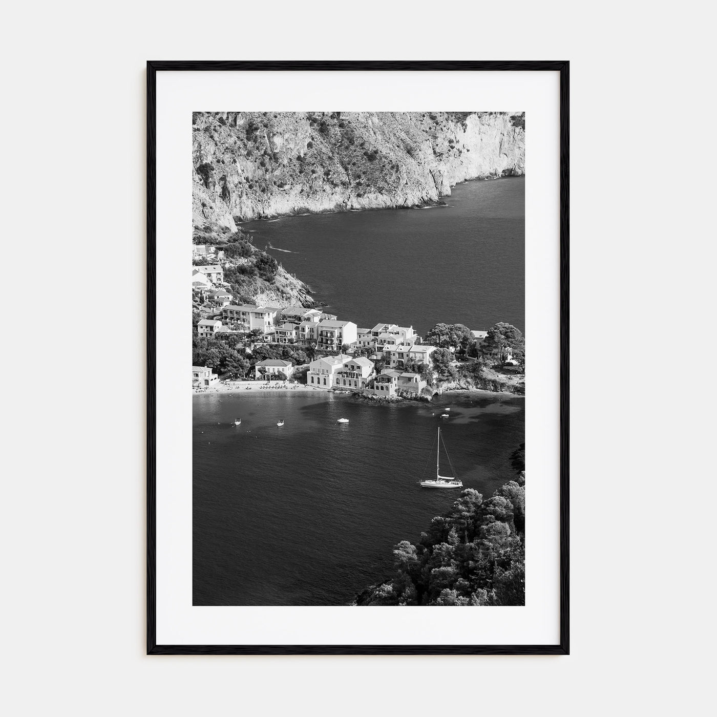 Cephalonia Photo B&W Poster