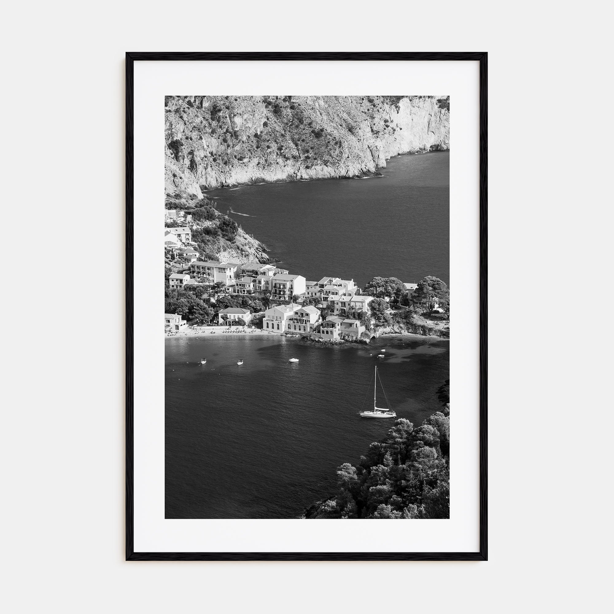 Cephalonia Photo B&W Poster