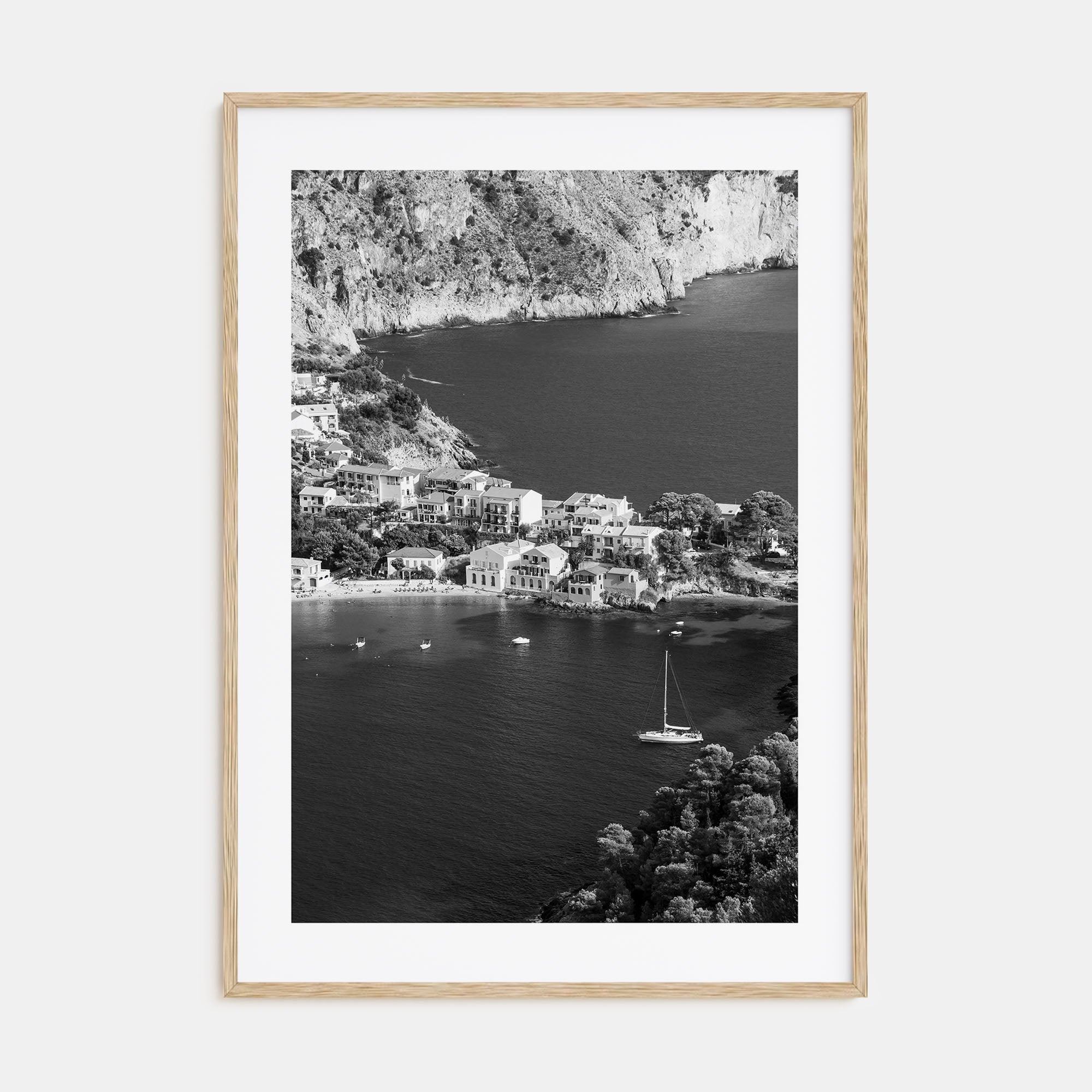 Cephalonia Photo B&W Poster