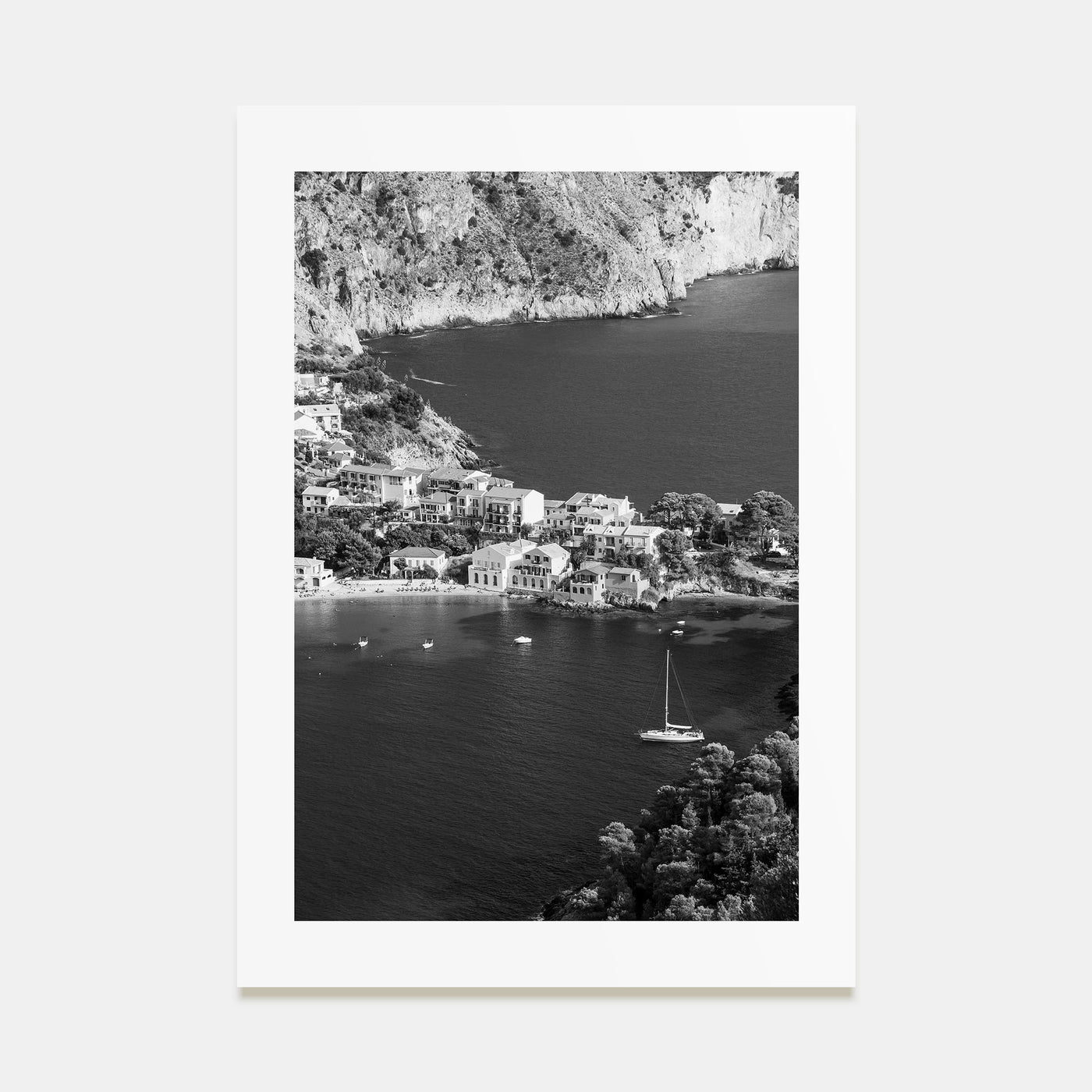 Cephalonia Photo B&W Poster