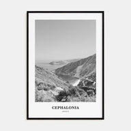 Cephalonia Portrait B&W Poster