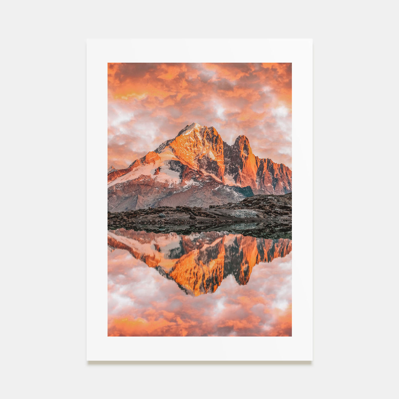 Chamonix Photo Color Poster