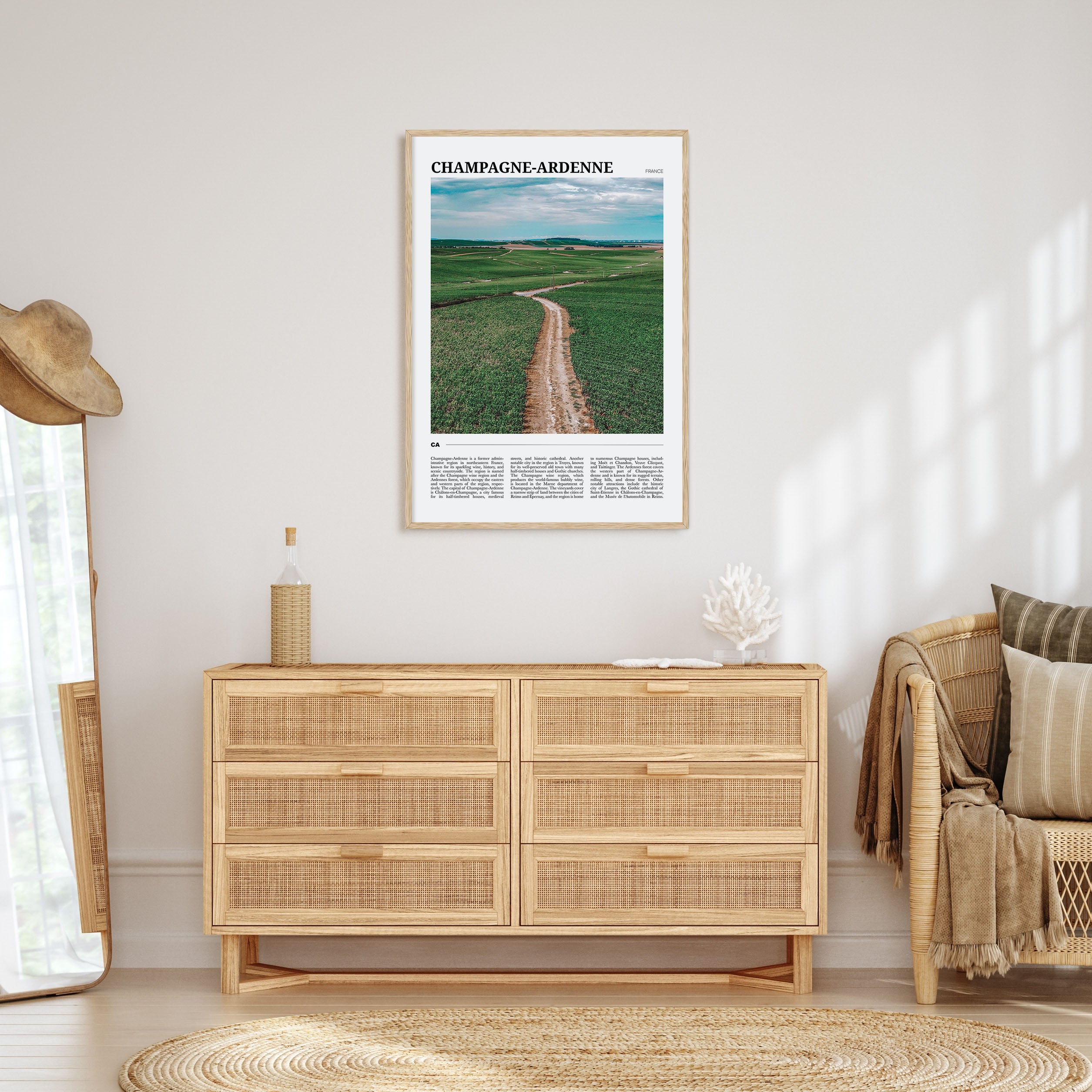 Champagne-Ardenne Travel Color Poster