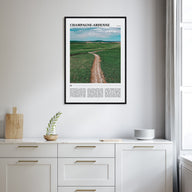 Champagne-Ardenne Travel Color Poster