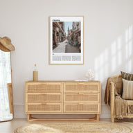 Chania Travel Color Poster