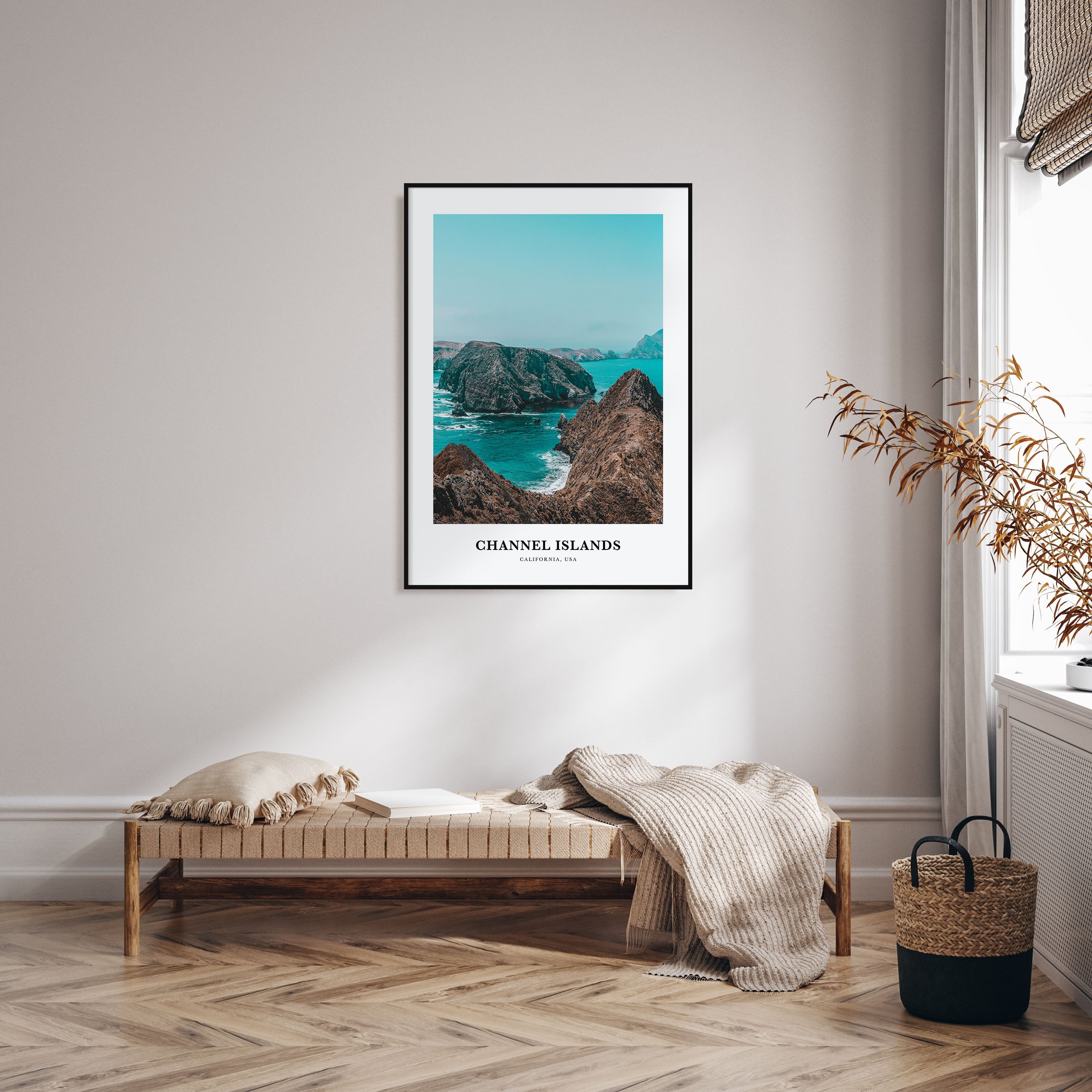 Channel Islands, California Portrait Color Poster