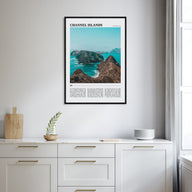 Channel Islands, California Travel Color Poster