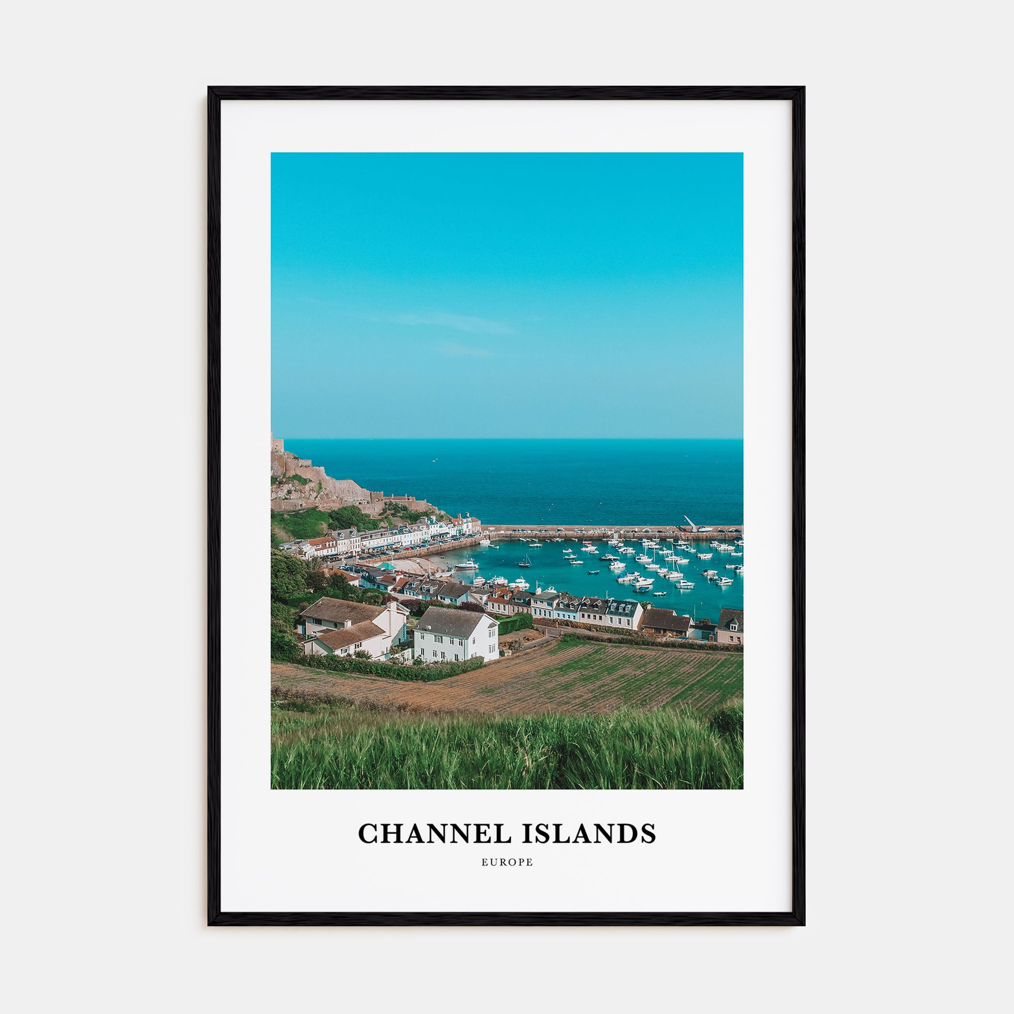 Channel Islands, England Portrait Color Poster