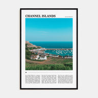 Channel Islands, England Travel Color Poster