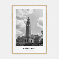 Chapel Hill Portrait B&W Poster