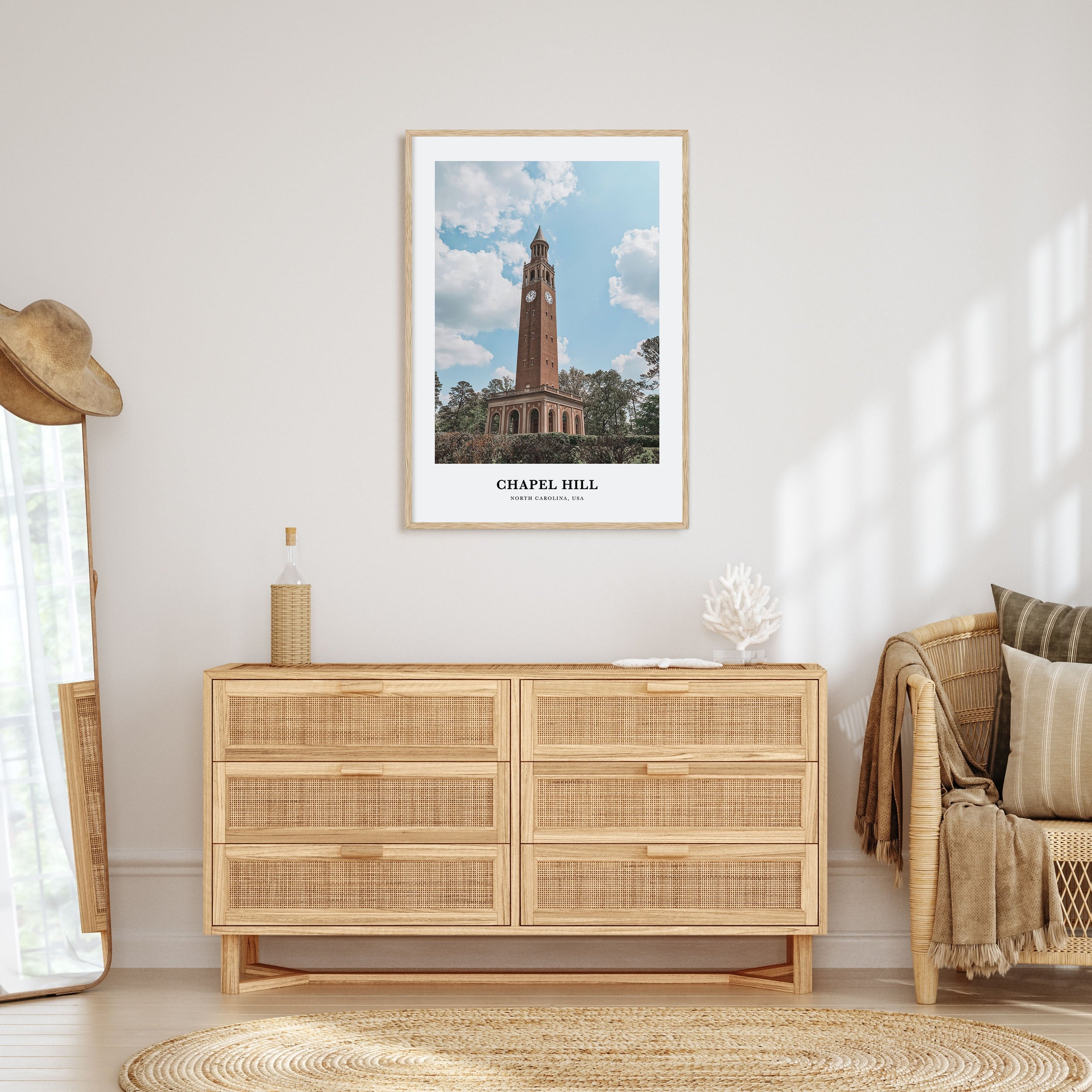 Chapel Hill Portrait Color Poster