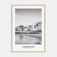 Charleston, South Carolina Portrait B&W No 2 Poster