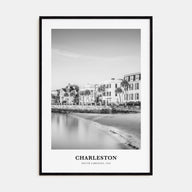 Charleston, South Carolina Portrait B&W No 2 Poster