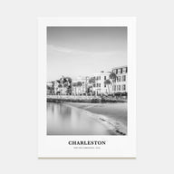 Charleston, South Carolina Portrait B&W No 2 Poster
