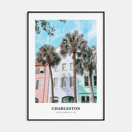 Charleston, South Carolina Portrait Color No 2 Poster
