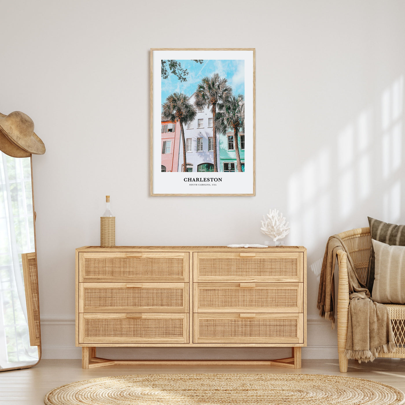Charleston, South Carolina Portrait Color No 2 Poster