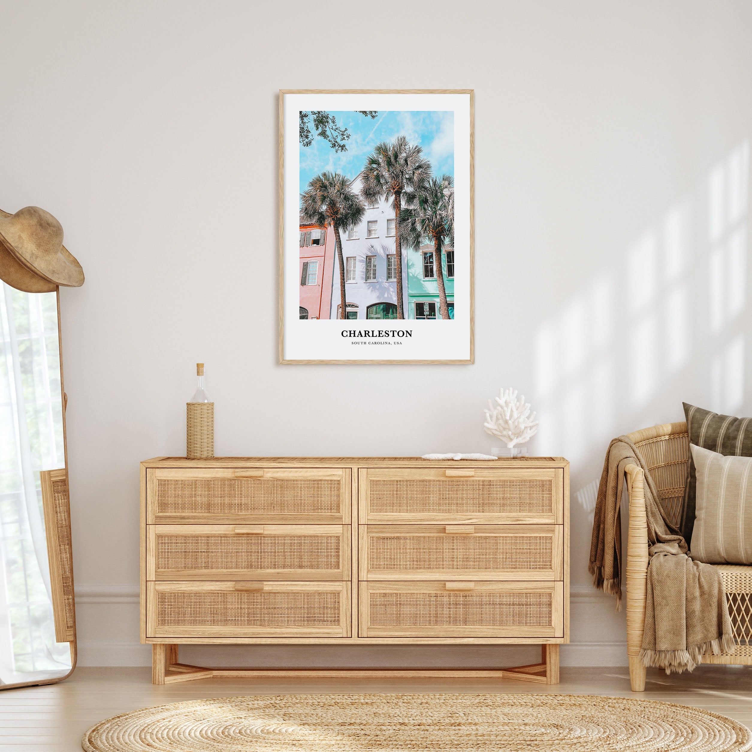 Charleston, South Carolina Portrait Color No 2 Poster