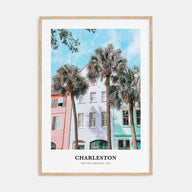 Charleston, South Carolina Portrait Color No 2 Poster