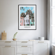 Charleston, South Carolina Portrait Color No 2 Poster