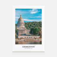 Charleston, West Virginia Portrait Color Poster