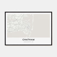 Chatham Map Landscape Poster