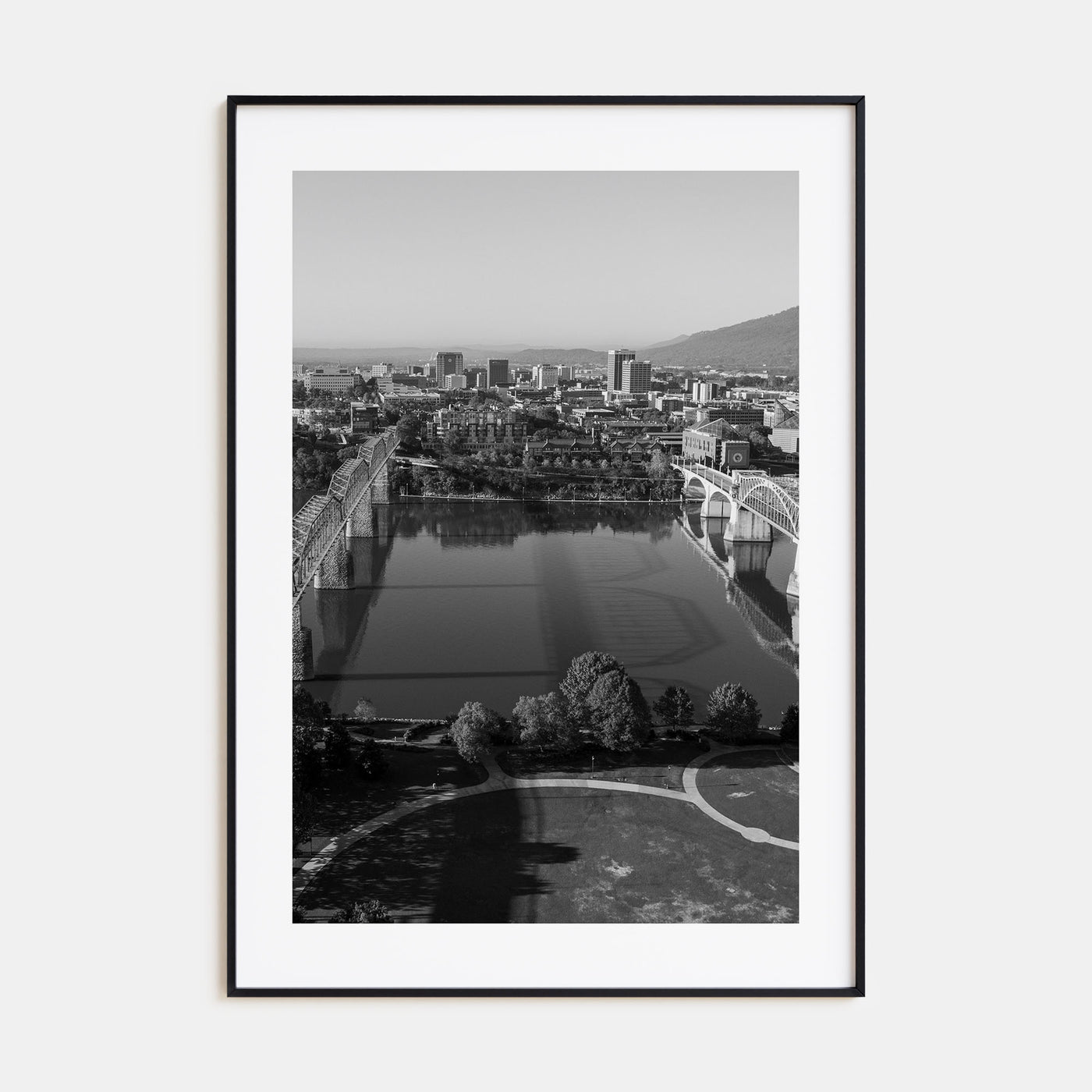 Chattanooga Photo B&W Poster