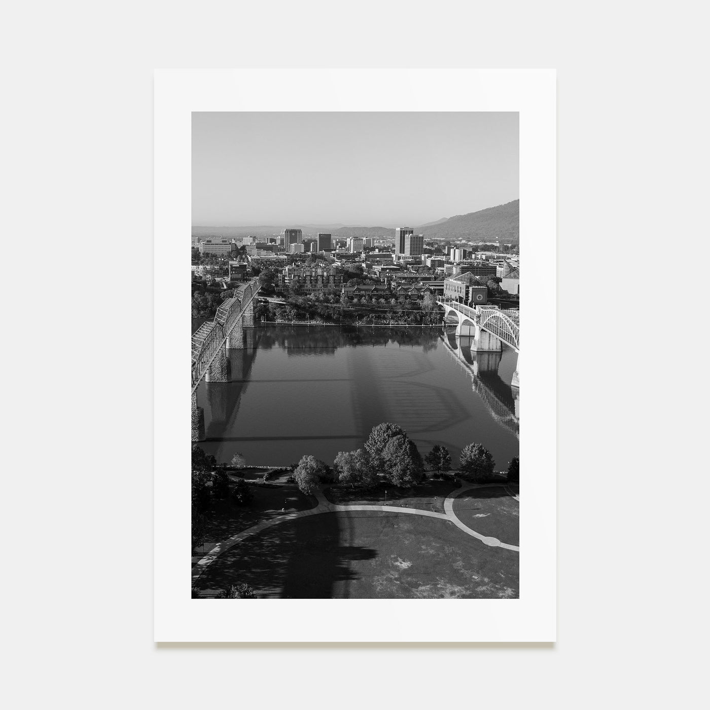 Chattanooga Photo B&W Poster