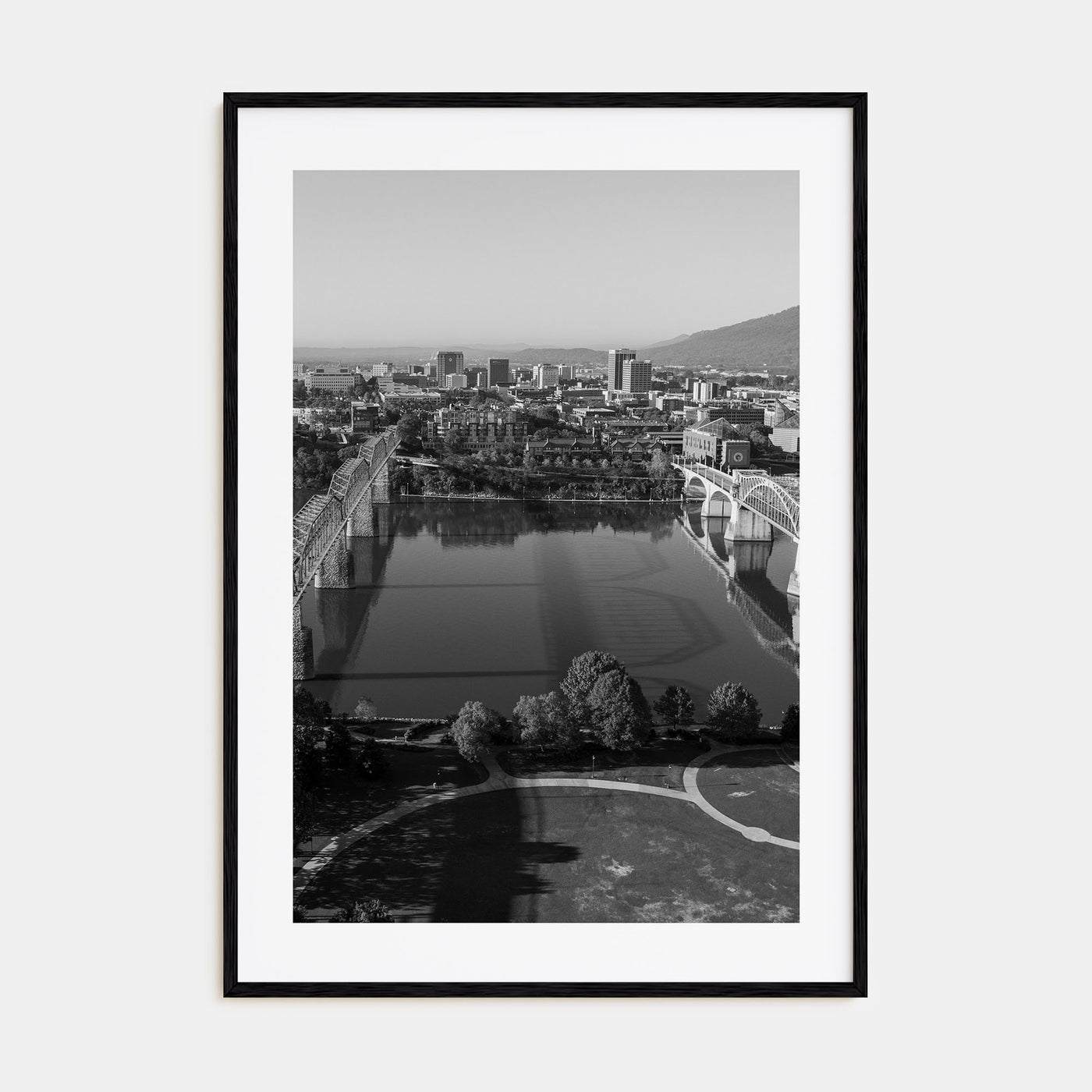Chattanooga Photo B&W Poster