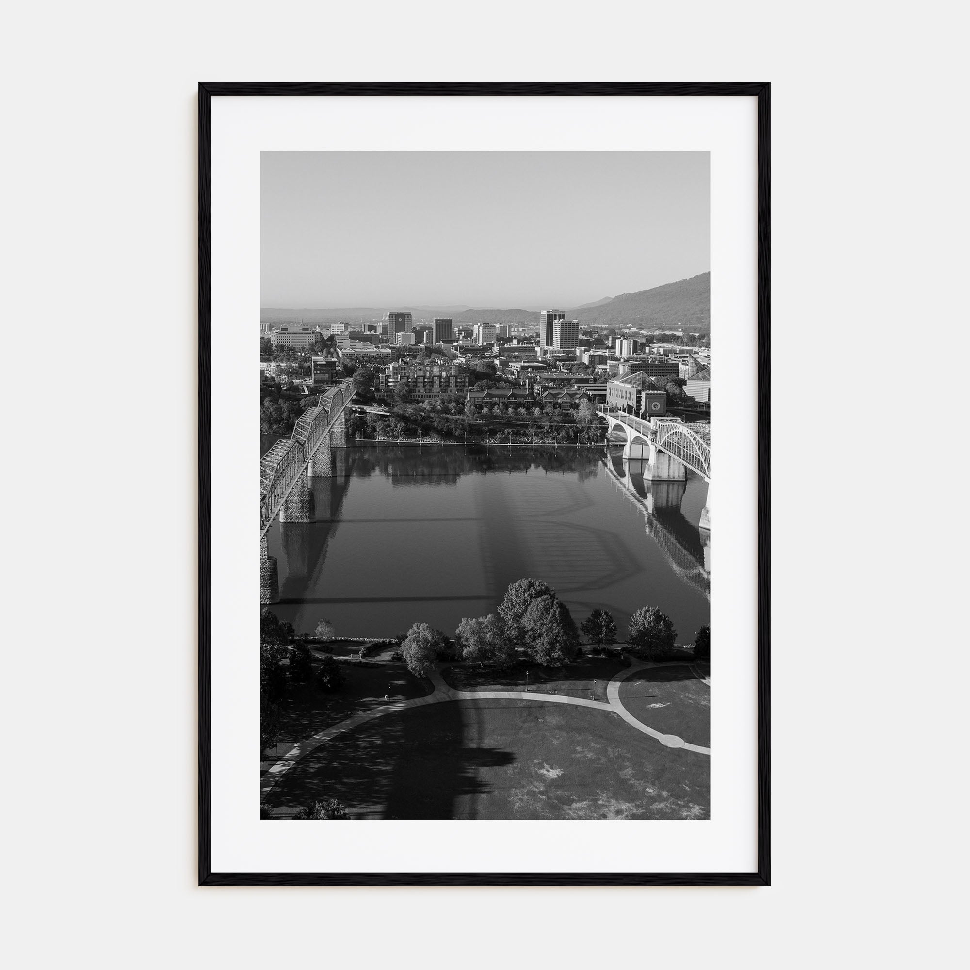 Chattanooga Photo B&W Poster