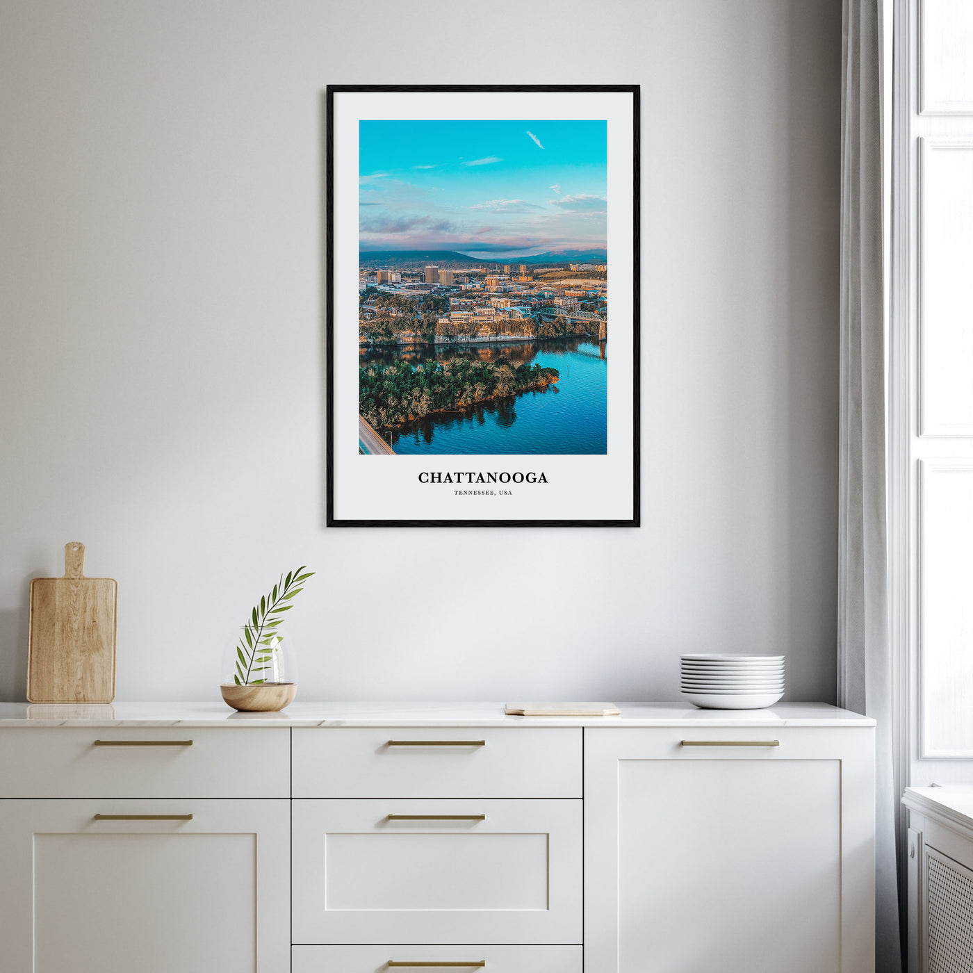 Chattanooga Portrait Color Poster
