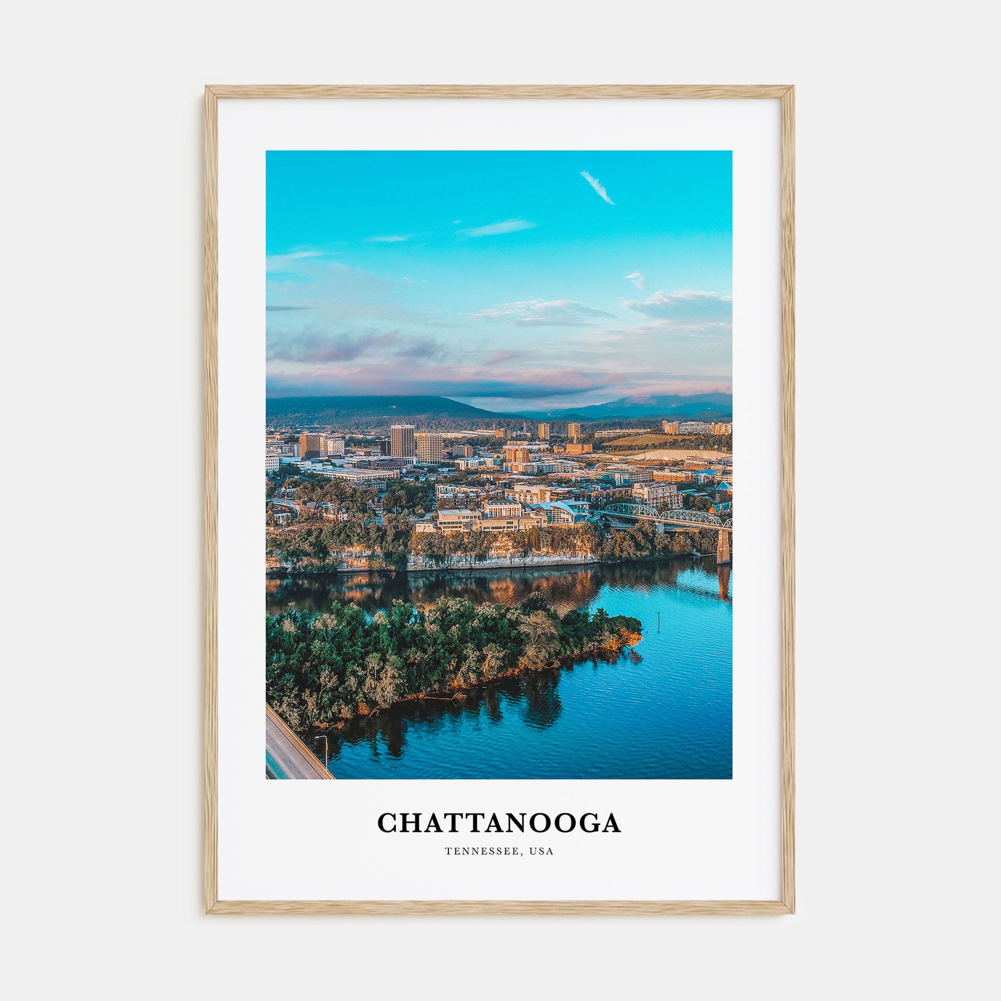 Chattanooga Portrait Color Poster