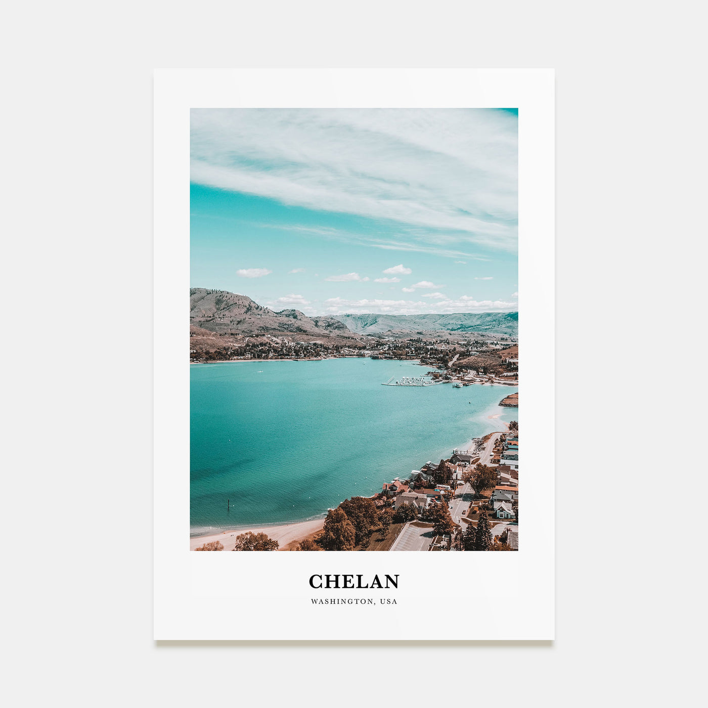 Chelan Portrait Color Poster