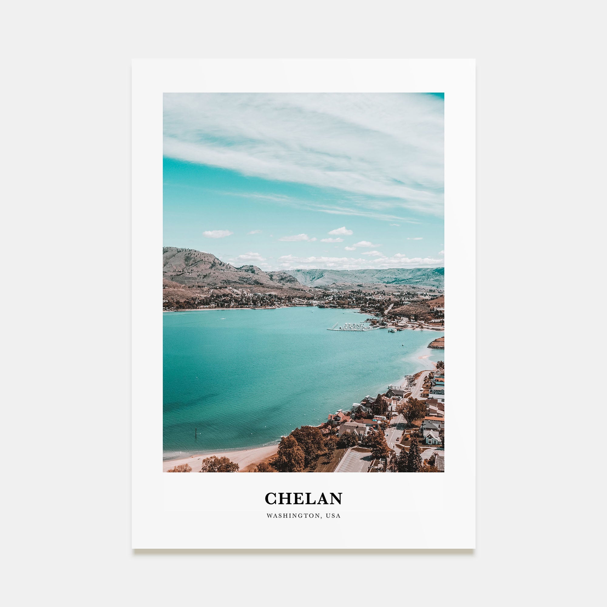 Chelan Portrait Color Poster