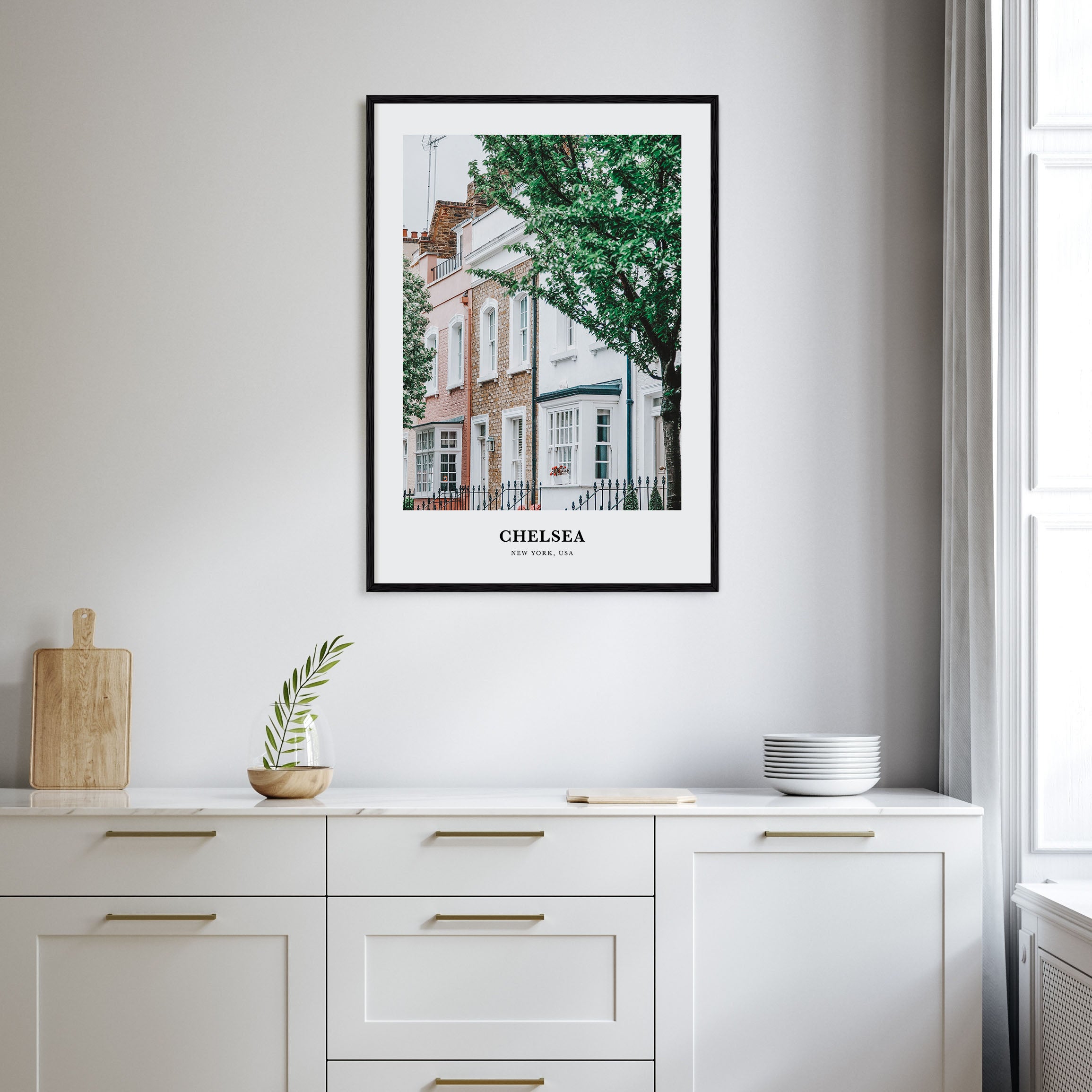 Chelsea, New York Portrait Color Poster