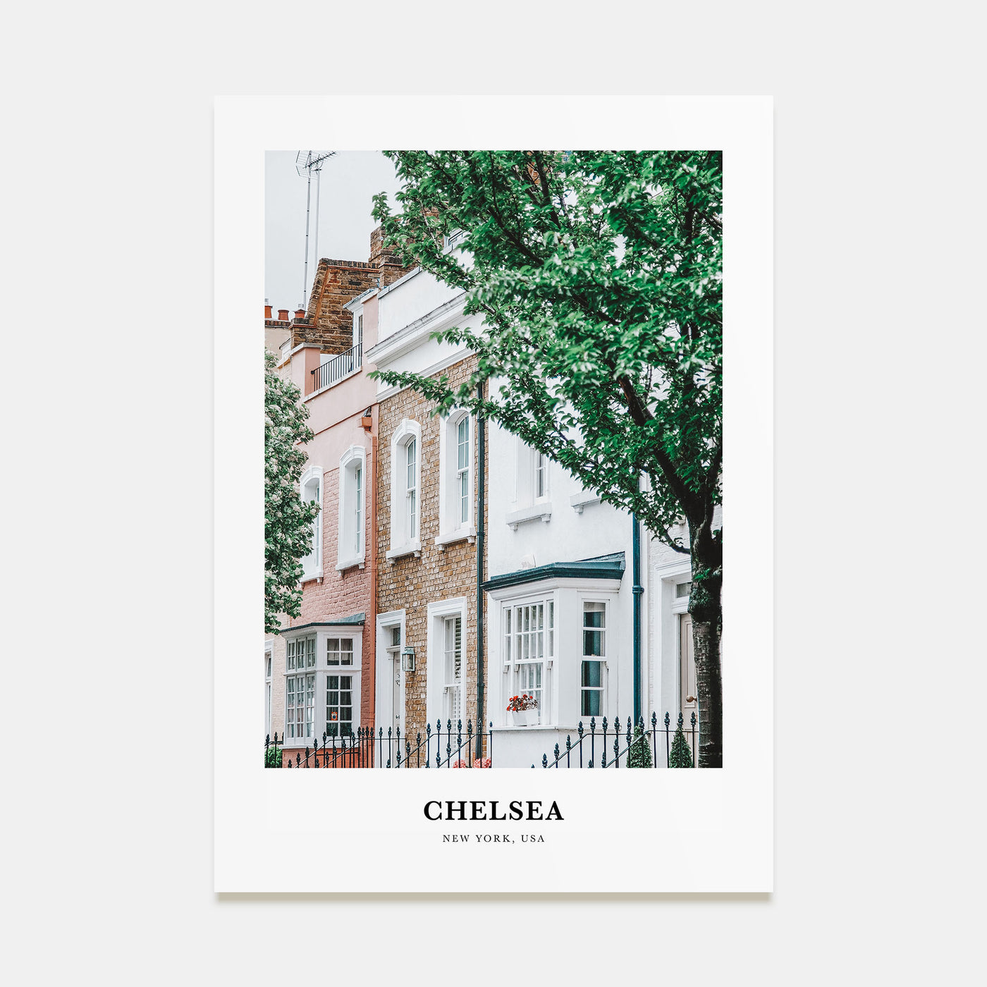Chelsea, New York Portrait Color Poster