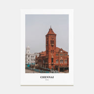 Chennai Portrait Color Poster