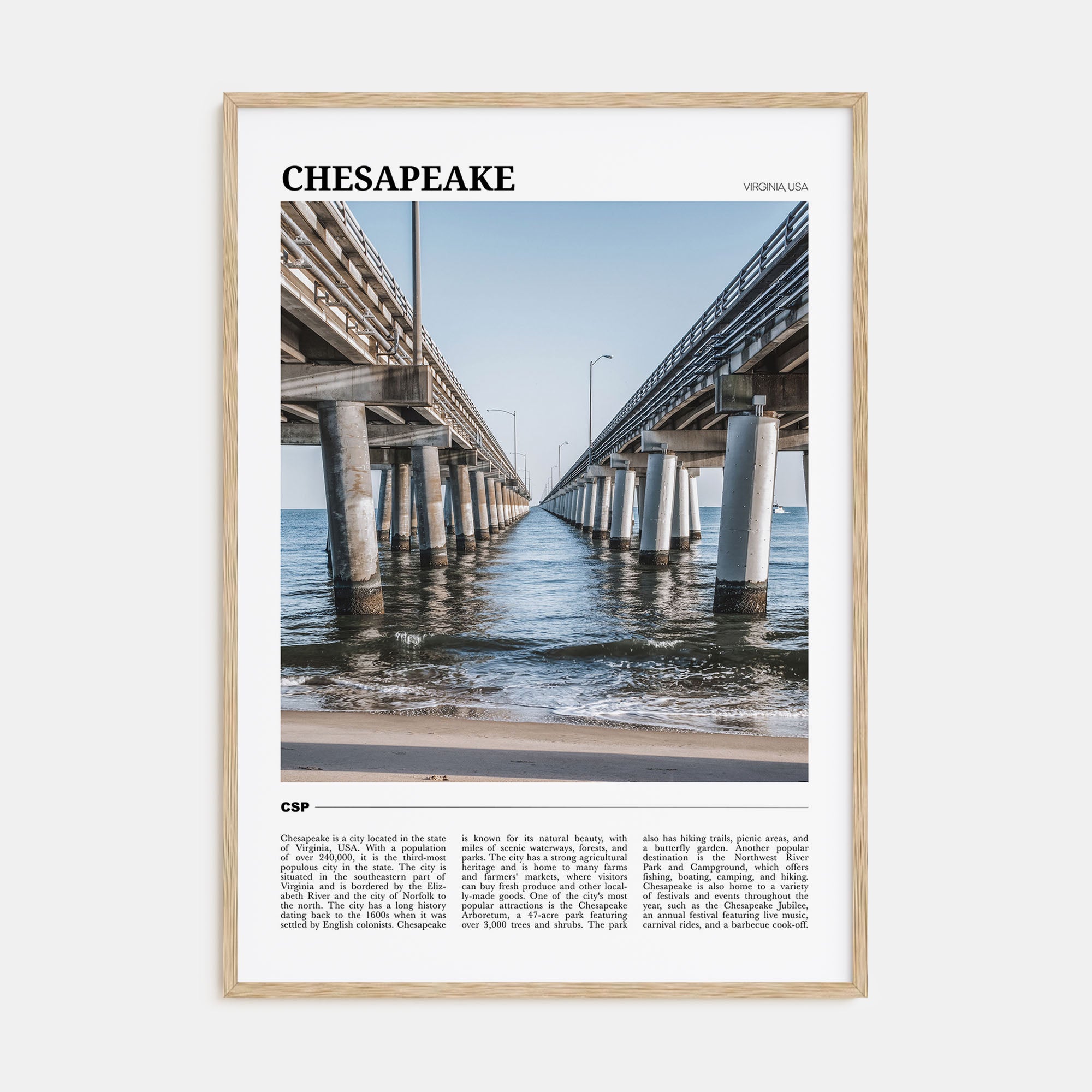 Chesapeake Travel Color Poster